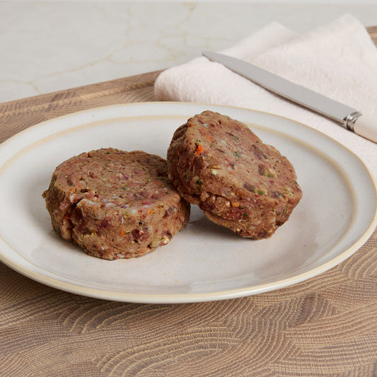 Puppy Power with Beef Patties