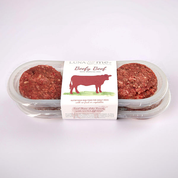 Raw Adult Dog Food Patties, Quick Thaw, No Mess LUNA & me